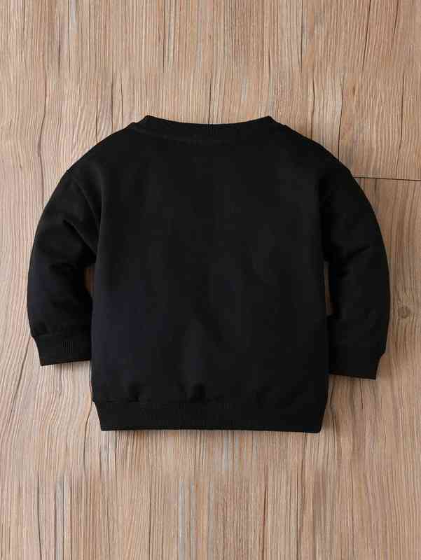 Baby Letter Graphic Pullover SHE