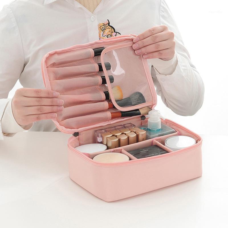 Lady Make Up Organizer Bag Candy Colors Portable Cosmetic Bag Makeup Toiletry Outdoor Travel Beautician Storage Beauty Case1, Black
Lady Make Up Organizer Bag Candy Colors Portable Cosmetic Bag Makeup Toiletry Outdoor Travel Beautician Storage Beauty Case1, Black