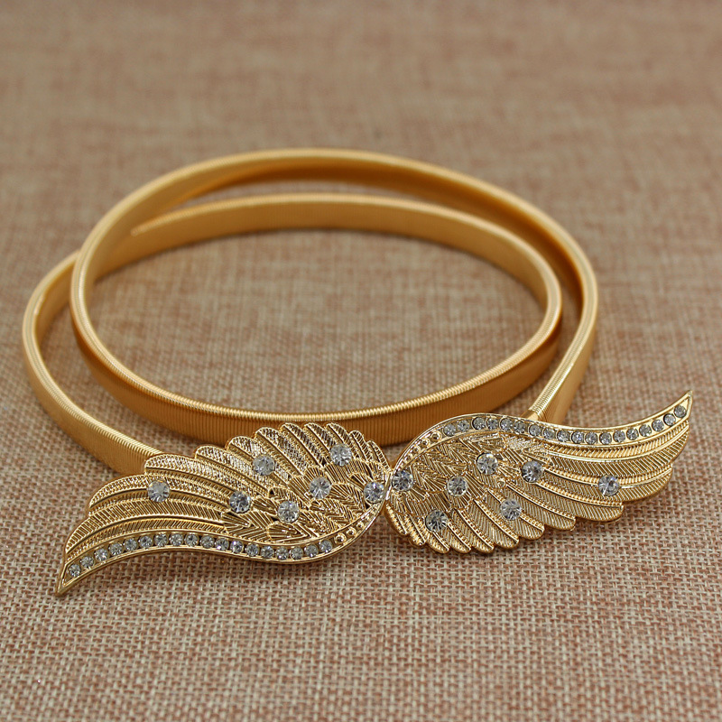 Wholesale Cheap Elie Saab Gold Sash For Wedding Pretty Leaves Belts For Women In Stock Bridal Accessories