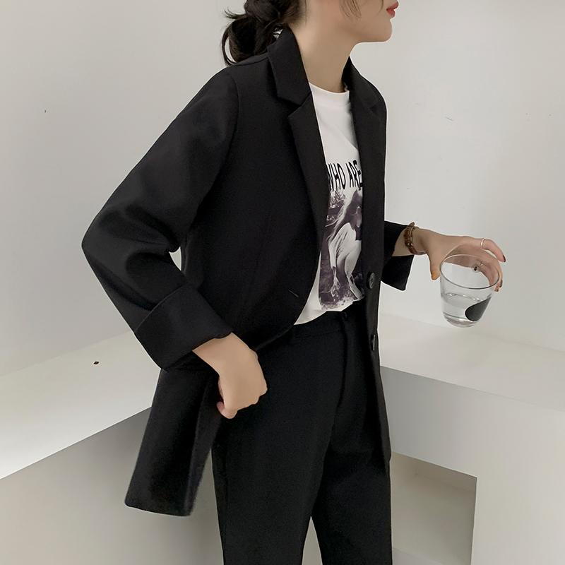 Autumn Professional Black Suit For Women Office Lady Basic Outfits Single Breasted Blazer Jacket Female Clothing
Autumn Professional Black Suit For Women Office Lady Basic Outfits Single Breasted Blazer Jacket Female Clothing