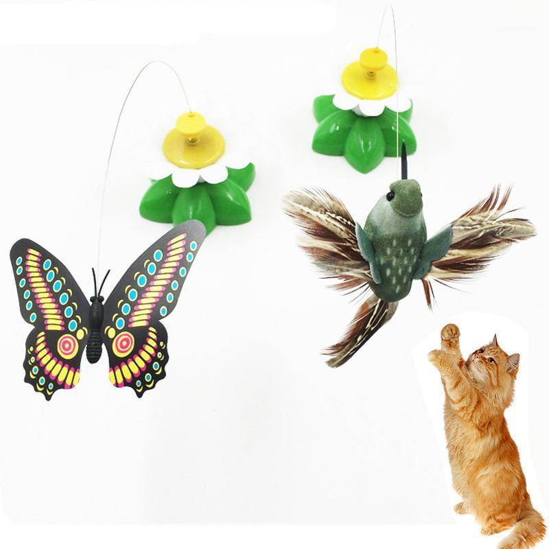 Cute Electric Rotating Colorful Butterfly Bird Funny Dog Cat Toys Scratch Toy For Cat Small Dog Cats Intelligence raining1
Cute Electric Rotating Colorful Butterfly Bird Funny Dog Cat Toys Scratch Toy For Cat Small Dog Cats Intelligence raining1