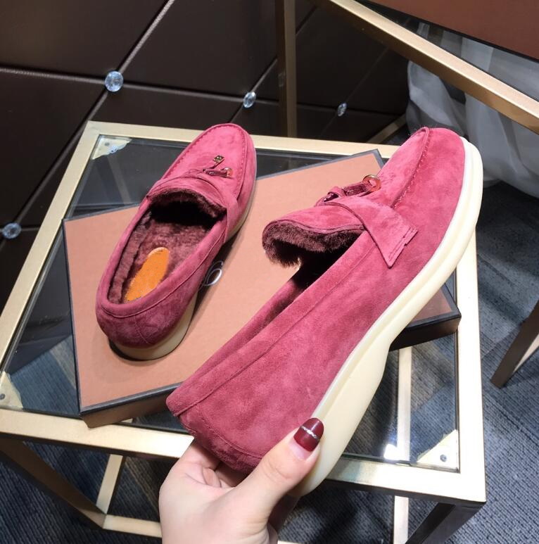 Suede Leather Winter Women Walk Dress Shoes Loafers Fur Inside Luxury Designer Leisure Wedding Shoe Mocassin 35-42
Suede Leather Winter Women Walk Dress Shoes Loafers Fur Inside Luxury Designer Leisure Wedding Shoe Mocassin 35-42