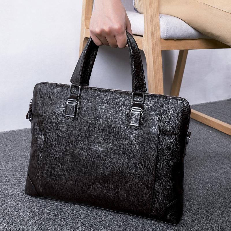 Men's shoulder bags Genuine leather man handbags business casual leather multifunctional men's shoulder slung briefcase, Black
Men's shoulder bags Genuine leather man handbags business casual leather multifunctional men's shoulder slung briefcase, Black