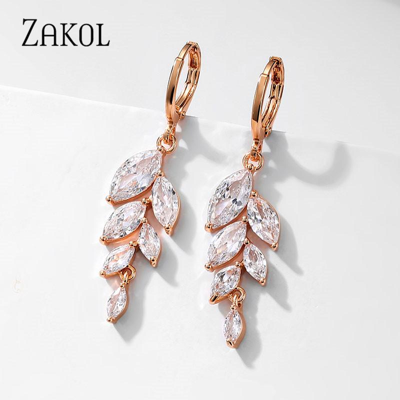 Hoop & Huggie ZAKOL Fashion Bijoux Anti-allergic Cubic Zirconia Earrings For Women Shinny Crystal Bridal Wedding Drop Jewelry
Hoop & Huggie ZAKOL Fashion Bijoux Anti-allergic Cubic Zirconia Earrings For Women Shinny Crystal Bridal Wedding Drop Jewelry