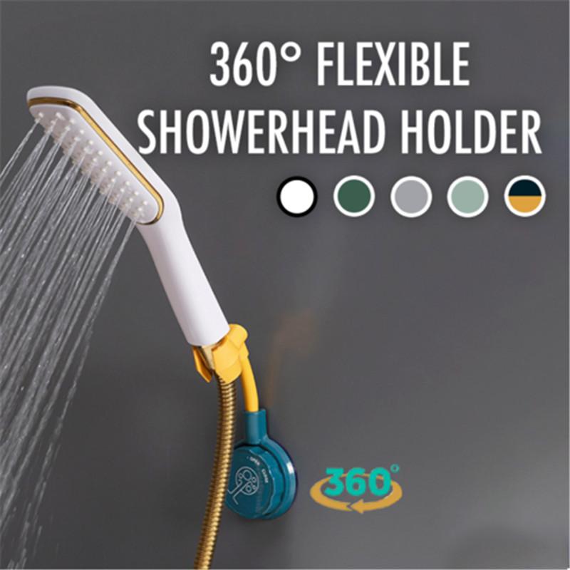 360° Punch-Free Universal Adjustable Shower Bracket Bathroom Shower Head Holder Nozzle Fixed Base Creative Rack 
360° Punch-Free Universal Adjustable Shower Bracket Bathroom Shower Head Holder Nozzle Fixed Base Creative Rack