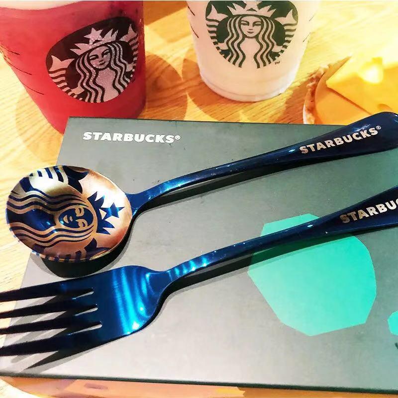 New Starbucks Spoon and Fork 304 Stainless Steel Coffee Milk Spoon Dinner Fork Small Round Dessert Mixing Fruit Spoon Factory Supply
New Starbucks Spoon and Fork 304 Stainless Steel Coffee Milk Spoon Dinner Fork Small Round Dessert Mixing Fruit Spoon Factory Supply