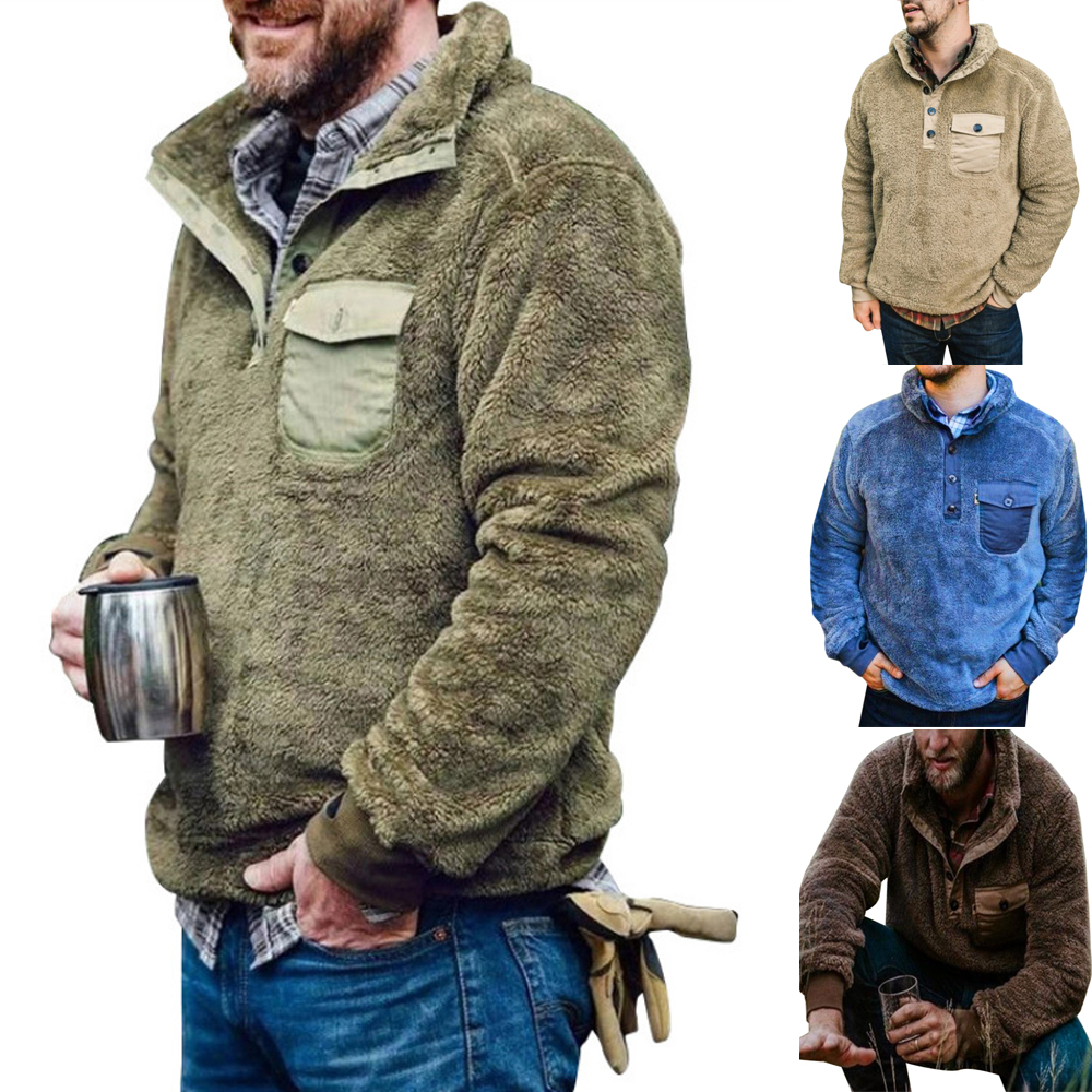 Mens Pullover Jaet Winter Casual Solid Jumper Coats Clothes Thien Warm Sweatshirts Poet Button Long Sleeve Knitted Sweater, Green
Mens Pullover Jaet Winter Casual Solid Jumper Coats Clothes Thien Warm Sweatshirts Poet Button Long Sleeve Knitted Sweater, Green