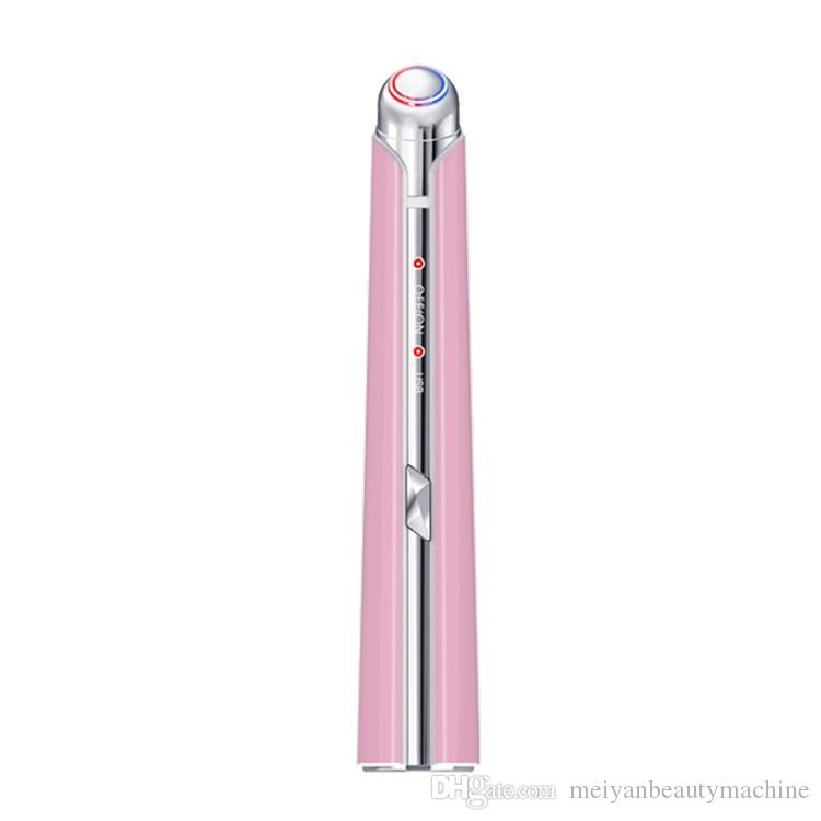Fashional facial massager vibration skin tightening device ion Lips anti-wrinkle remove dark circles eye care massager beauty pen