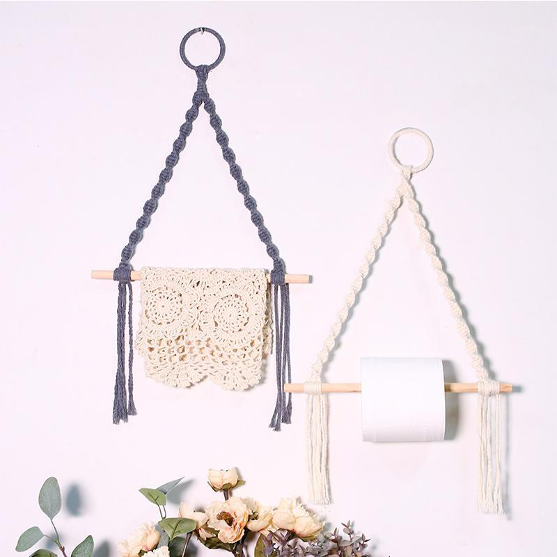 1pcs Nordic Toilet Paper Holder Tapestry Macrame Wall Hanging Room Decor Bathroom Toilet Paper Dispenser Decoration 2020 New1
1pcs Nordic Toilet Paper Holder Tapestry Macrame Wall Hanging Room Decor Bathroom Toilet Paper Dispenser Decoration 2020 New1