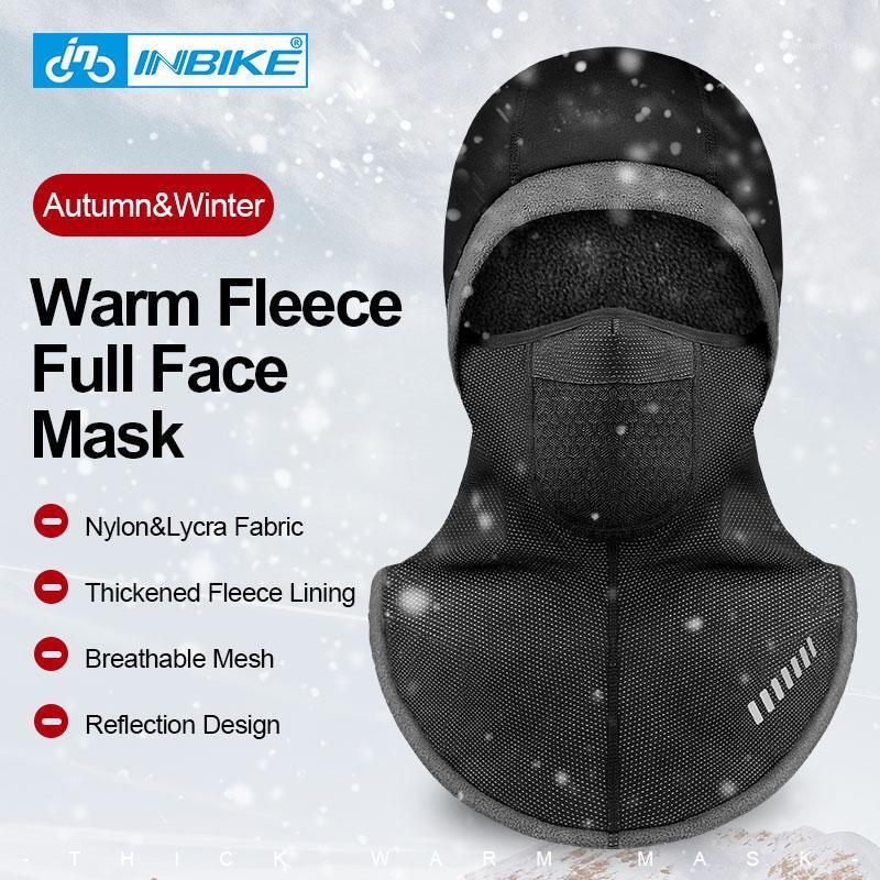 INBIKE Warm Fleece Cycling Mask Full Face Balaclava Thermal Headscarf Breathable Cap Neck Warmer Face Cover Outdoor Sports1, Black
INBIKE Warm Fleece Cycling Mask Full Face Balaclava Thermal Headscarf Breathable Cap Neck Warmer Face Cover Outdoor Sports1, Black