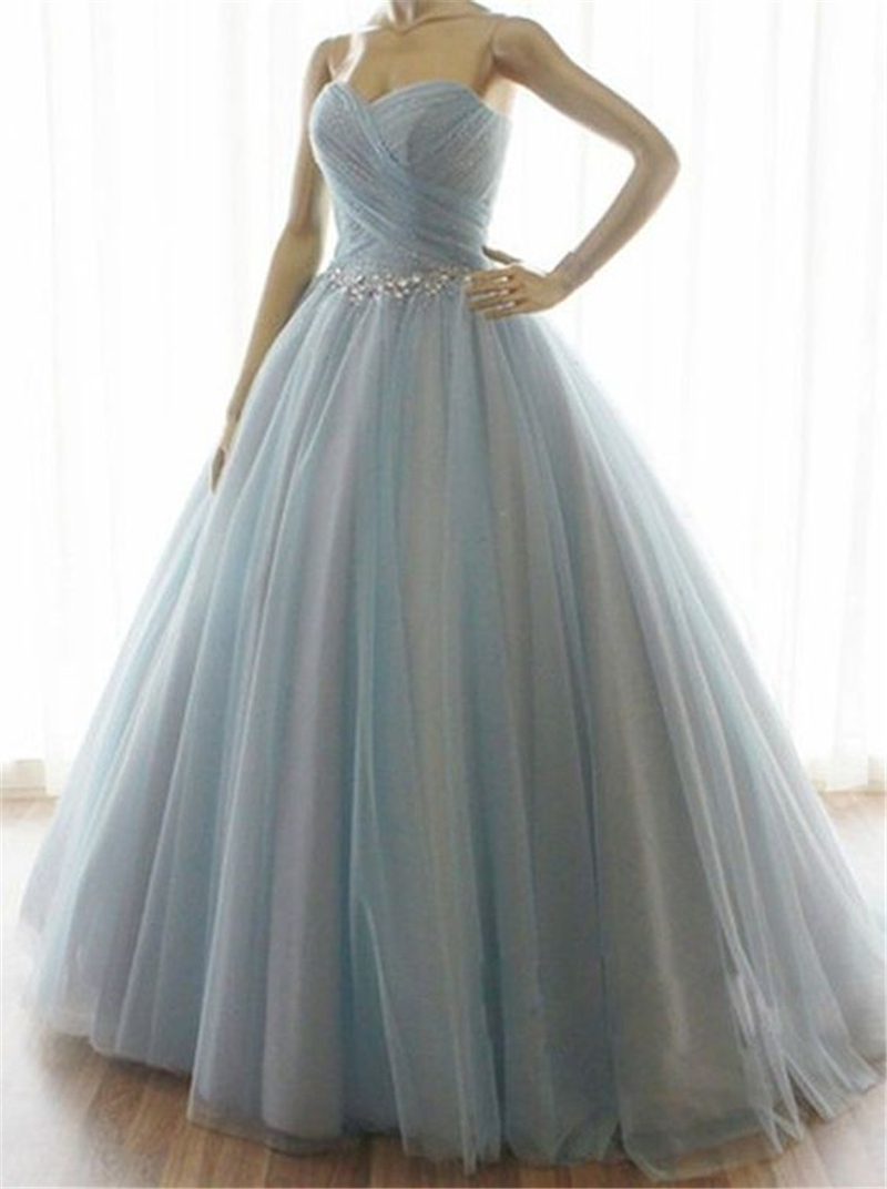 Handmade A-line Long Quinceanera Dresses 2020 Puffy Floor Length Tulle Appliques Sweet 16 Long Evening Party Prom Gown Vestidos De 15 Anos