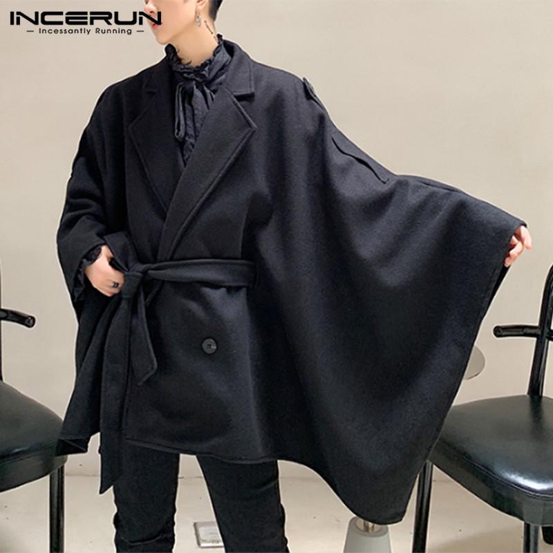 INCERUN Autumn Loose Poncho Masculina Streetwear Men Trench Leisure Lapel Neck Cape Cloak Man Irregular Lace Up Windbreaker 5XL7, Black
INCERUN Autumn Loose Poncho Masculina Streetwear Men Trench Leisure Lapel Neck Cape Cloak Man Irregular Lace Up Windbreaker 5XL7, Black