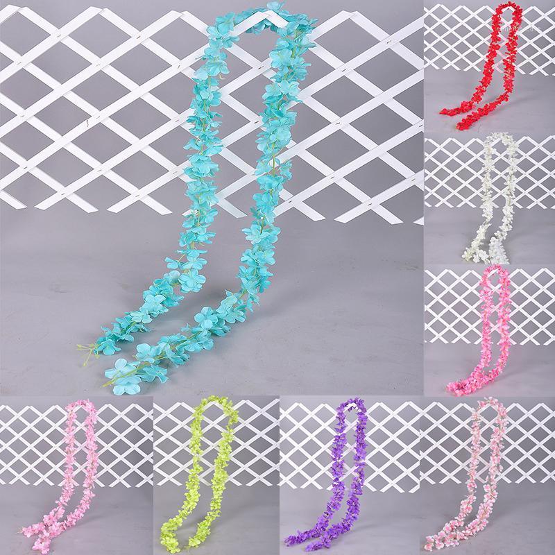 2M Artificial Silk Flower Rattan Rattan Flower Hydrangea Home Garden Wedding Party Hotel Stage Background Decoration Gift DIY1, Purple rattan flower
2M Artificial Silk Flower Rattan Rattan Flower Hydrangea Home Garden Wedding Party Hotel Stage Background Decoration Gift DIY1, Purple rattan flower