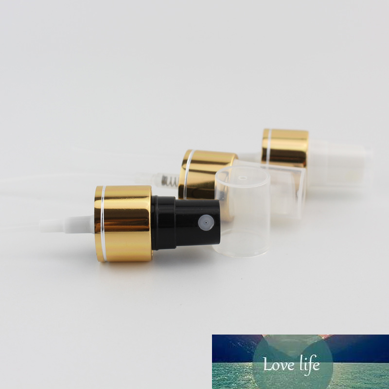 18 20 24 410 Silver Gold Aluminum Collar Mist Sprayer Perfume Pumps, Metal Perfumes Pump Fine Sprayer 50pc/lot