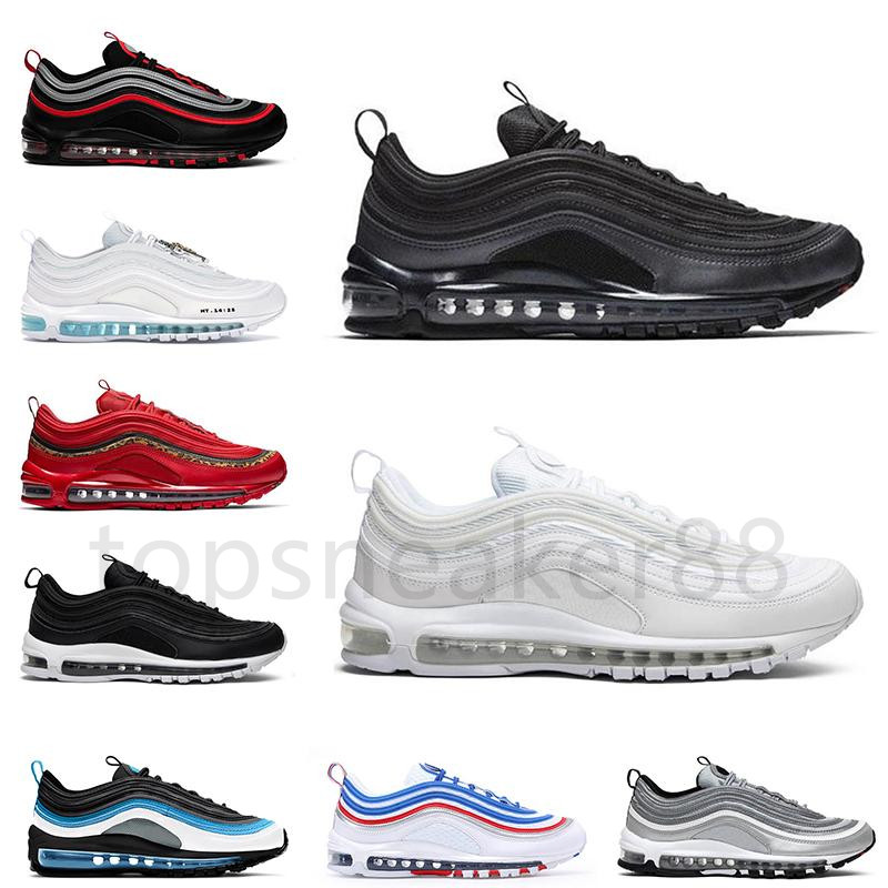 Good quality 97 men's running shoes three black and white 97 reflective reproduction games royal men's and women's sports shoes
Good quality 97 men's running shoes three black and white 97 reflective reproduction games royal men's and women's sports shoes