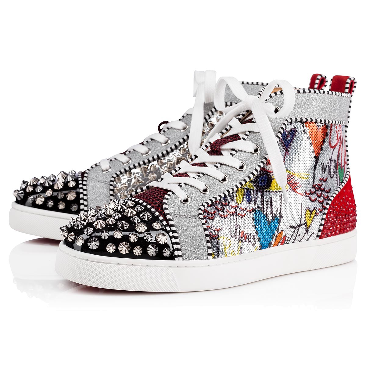 Men Women Casual Shoes Sole Studded Spikes Designer Sneakers Fashion Black Red White Leather Rhinestone High Cut Shoe Man Party Dress Sneaker 35-45, Color_06
Men Women Casual Shoes Sole Studded Spikes Designer Sneakers Fashion Black Red White Leather Rhinestone High Cut Shoe Man Party Dress Sneaker 35-45, Color_06