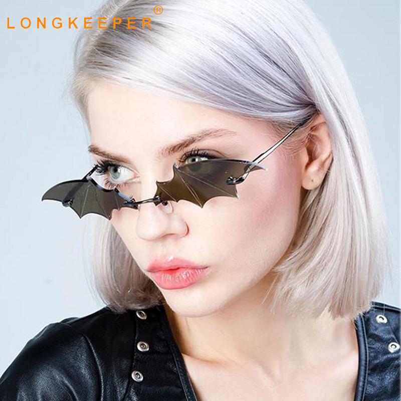 2020 New Rimless Cat Eye Sunglasses Women Men Vintage Bat Shape Sun Glasses Female Unique Party Eyewear UV400 Oculos Feminino
2020 New Rimless Cat Eye Sunglasses Women Men Vintage Bat Shape Sun Glasses Female Unique Party Eyewear UV400 Oculos Feminino