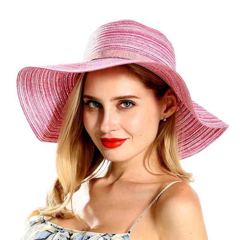 WZCX 2020 Fashion New Wide Brim Stripe Casual Straw Hat Foldable Tide Solid Color Outdoor Women'S Hat Adult Cap, Picture color
WZCX 2020 Fashion New Wide Brim Stripe Casual Straw Hat Foldable Tide Solid Color Outdoor Women'S Hat Adult Cap, Picture color