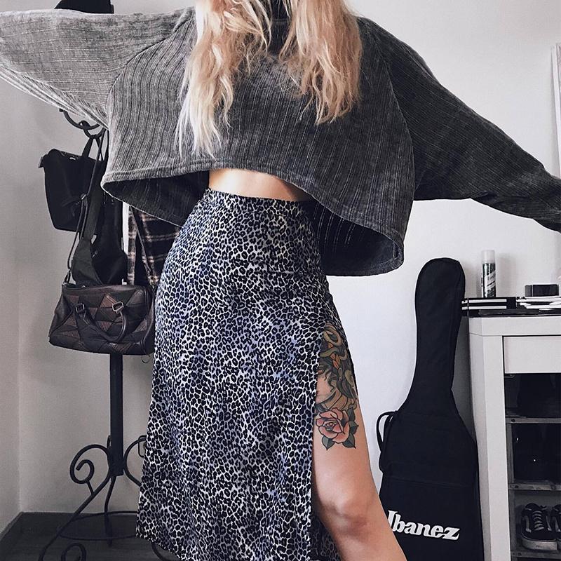 Skirts Sexy Street Harajuku Leopard Print Floral High Waist Split Tigh Package Hip Y2k Casual Elegant Summer Skirt, Black
Skirts Sexy Street Harajuku Leopard Print Floral High Waist Split Tigh Package Hip Y2k Casual Elegant Summer Skirt, Black