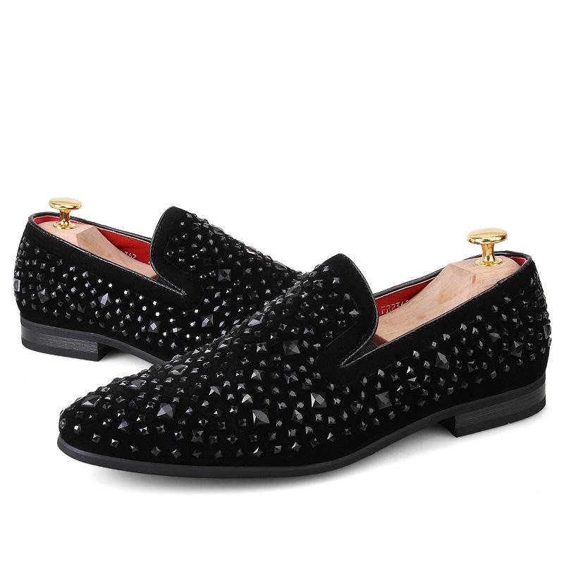 Coiffeur Formal Shoes Men Rhinestone Mens Dress Shoes Sepatu Slip On Pria Loafers Men Wedding Moda Italiana De Hombre Bona, Black
Coiffeur Formal Shoes Men Rhinestone Mens Dress Shoes Sepatu Slip On Pria Loafers Men Wedding Moda Italiana De Hombre Bona, Black