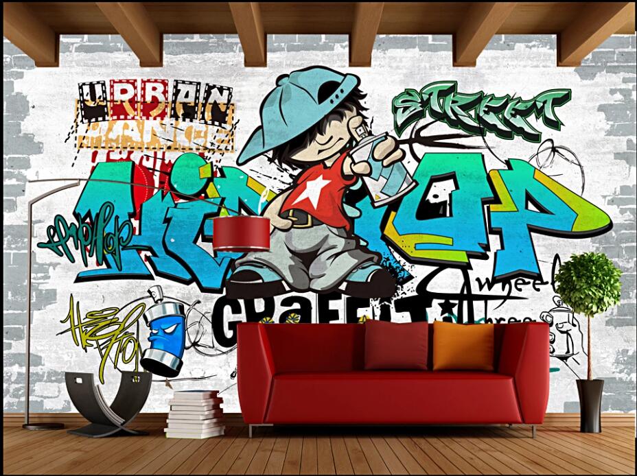 custom mural photo wallpaper 3d European and American trend graffiti bar KTV home decor 3d wall mural wallpapers in the living room, Non-woven wallpaper
custom mural photo wallpaper 3d European and American trend graffiti bar KTV home decor 3d wall mural wallpapers in the living room, Non-woven wallpaper