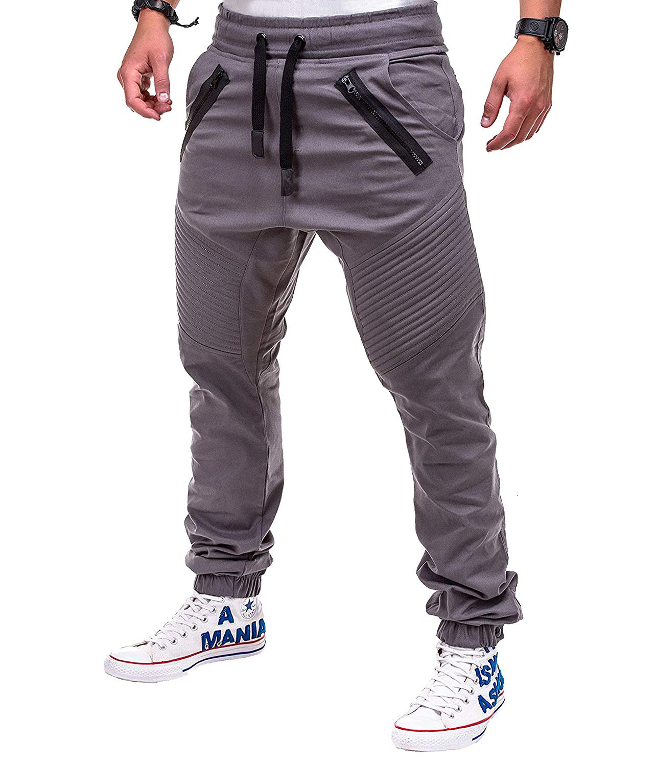 2021 Men Casual Joggers Solid Thin Sweatpants Male Multi-pocket Trousers New Mens Sportswear Hip Hop Harem Pencil Pants El1m, Creamy-white
2021 Men Casual Joggers Solid Thin Sweatpants Male Multi-pocket Trousers New Mens Sportswear Hip Hop Harem Pencil Pants El1m, Creamy-white
