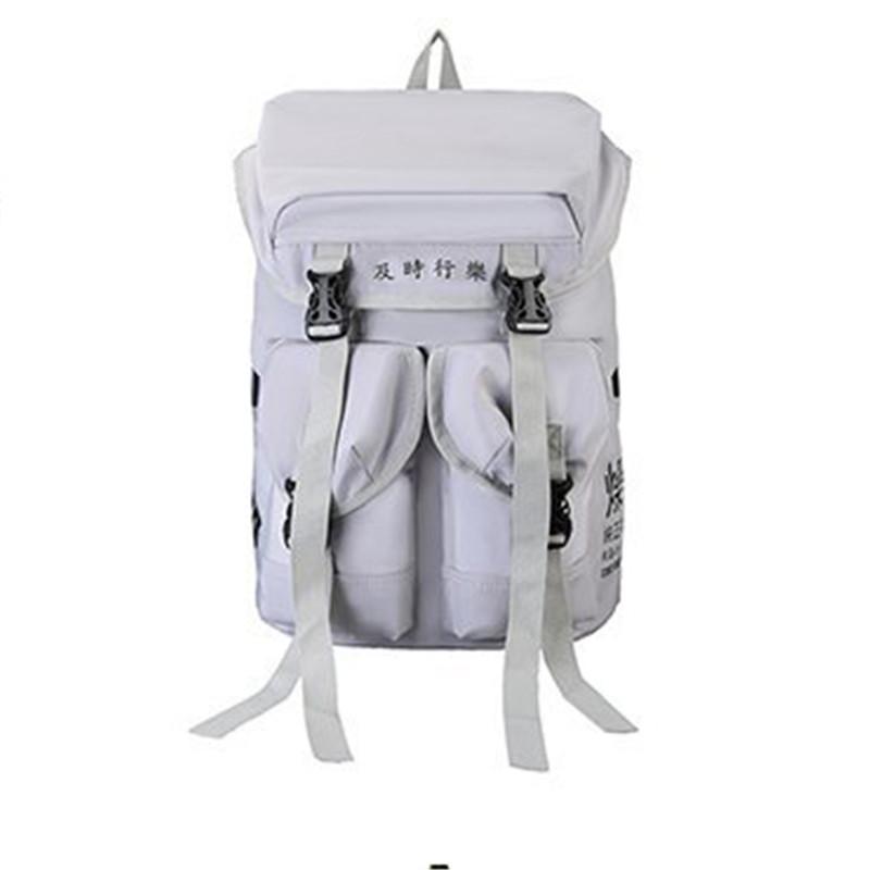 Street Backpack Cool Fashion Student Schoolbag Personality New Unisex Backbag Oxford Large Capacity Black White For Men Women
Street Backpack Cool Fashion Student Schoolbag Personality New Unisex Backbag Oxford Large Capacity Black White For Men Women