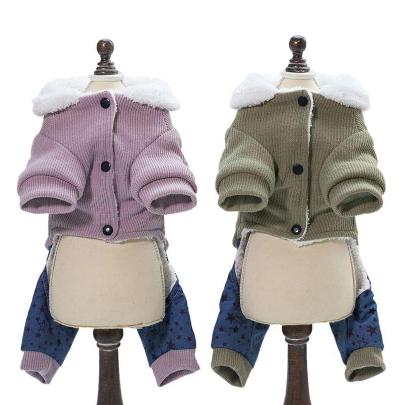 Winter Pet Dog Jumpsuit Overalls Clothes Bone pattern Warm Puppy dog Cats Four leg Coat Jacket Costumes For Yorkies, Green
Winter Pet Dog Jumpsuit Overalls Clothes Bone pattern Warm Puppy dog Cats Four leg Coat Jacket Costumes For Yorkies, Green