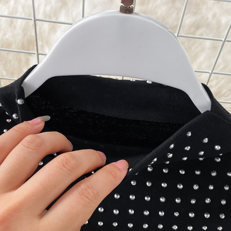 Woman Sexy Club Party Two Piece Sets Clothing Summer Diamond Stand-up Collar Crop Tops High Waist Wrap Skirt Outfits Woman Suits 220217