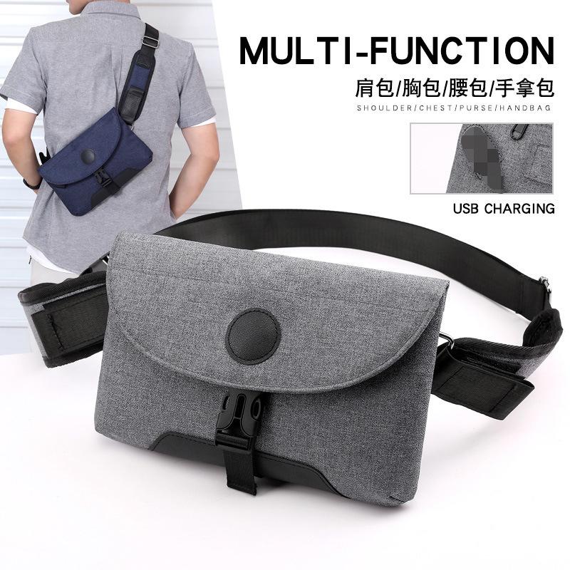 Bag New Style Shoulder Bag Men's Shoulder Outdoor Sports Chest Leisure Multifunctional Factory Direct Sales, Sky blue
Bag New Style Shoulder Bag Men's Shoulder Outdoor Sports Chest Leisure Multifunctional Factory Direct Sales, Sky blue