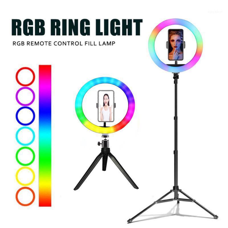 10 inch RGB Ring Light With Tripod Phone Clip Selfie Colorful Photography Lighting for TikTok Vlogging Short Video YouTube Live1
10 inch RGB Ring Light With Tripod Phone Clip Selfie Colorful Photography Lighting for TikTok Vlogging Short Video YouTube Live1