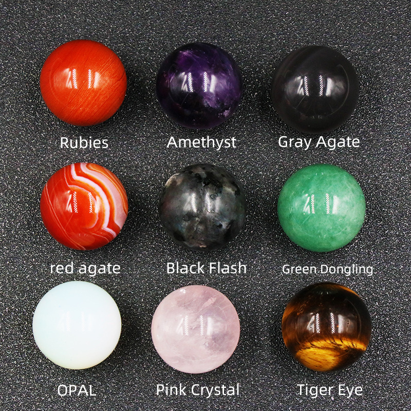 25mm stone Ball Amethyst Rose Quartz Agate Natural Stone plant Ornaments Chakras yoga Pieces Stones Jewelry Making Accessories
25mm stone Ball Amethyst Rose Quartz Agate Natural Stone plant Ornaments Chakras yoga Pieces Stones Jewelry Making Accessories