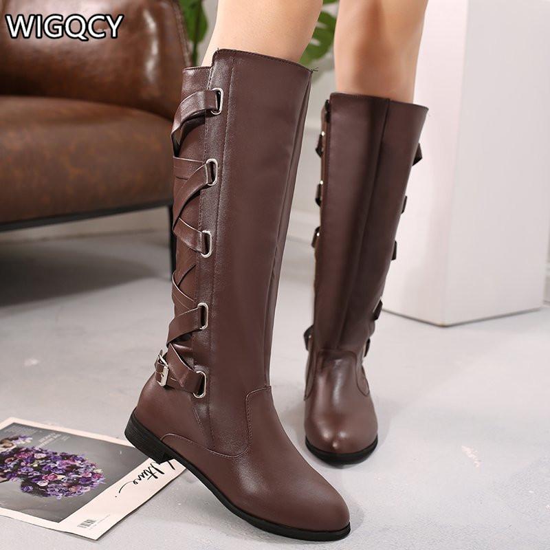 2020 autumn new boots women's large size plus velvet warm women's high boots round toe thick heel side zipper snow, Black
2020 autumn new boots women's large size plus velvet warm women's high boots round toe thick heel side zipper snow, Black