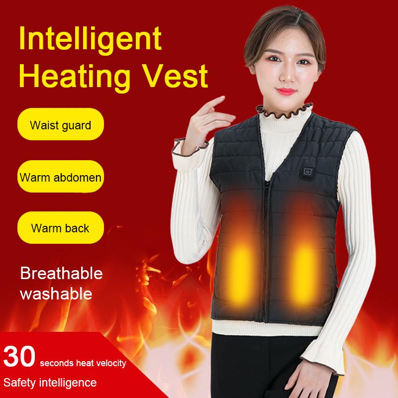 Women Men Vest Jacket Clothing Winter Heated Clothing vest cotton Warm Coat Electric Heating for Outdoor sports skiing, Black
Women Men Vest Jacket Clothing Winter Heated Clothing vest cotton Warm Coat Electric Heating for Outdoor sports skiing, Black
