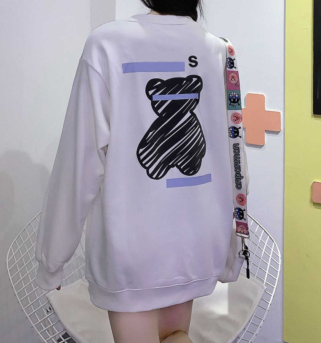 Casual Women Streetwear Hoodie Fashion New Womens Sweatshirts with Letter Printed High Quality Ladies Hoodies 2 Colors -2XL, Black
Casual Women Streetwear Hoodie Fashion New Womens Sweatshirts with Letter Printed High Quality Ladies Hoodies 2 Colors -2XL, Black