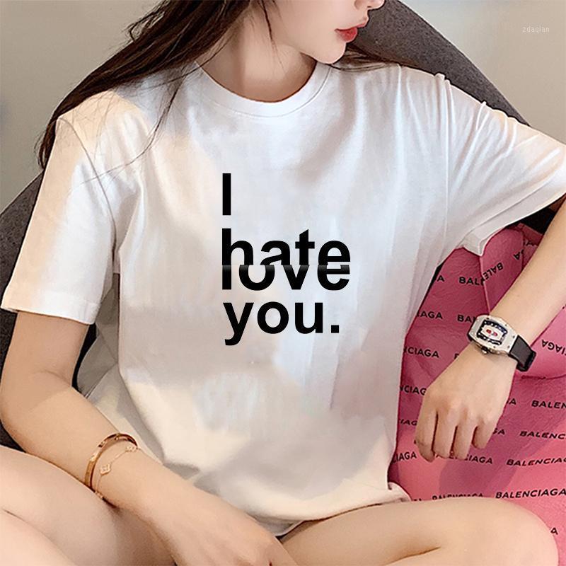 Letter Print Casual Couples T Shirt Women Femme Loves O-Neck Tee Tops Shirt Summer Cotton Clothes Harajuku T-Shirt Heart Female1, White
Letter Print Casual Couples T Shirt Women Femme Loves O-Neck Tee Tops Shirt Summer Cotton Clothes Harajuku T-Shirt Heart Female1, White