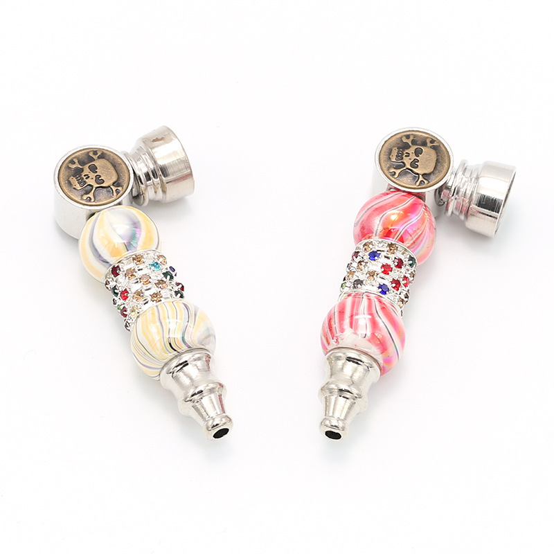 Portable Metal Skull Tobacco Pipe Filter Mini Cigarette Zinc Alloy Removable Pipes Smoke Tube Smoking Accessory
Portable Metal Skull Tobacco Pipe Filter Mini Cigarette Zinc Alloy Removable Pipes Smoke Tube Smoking Accessory