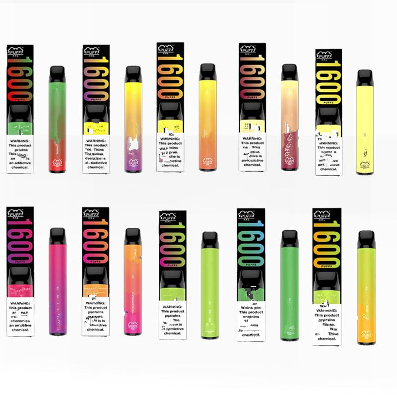 Puff XXL 1600 Disposable Vape Pen Pods Device Puff 850mAh Battery 1600 Puffs Puff Bar Prefilled Kit Disposable Ecigarettes Factory
Puff XXL 1600 Disposable Vape Pen Pods Device Puff 850mAh Battery 1600 Puffs Puff Bar Prefilled Kit Disposable Ecigarettes Factory