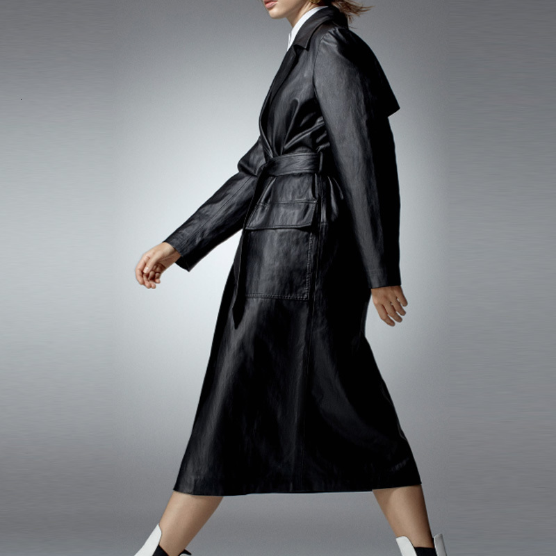 2021 New Autumn Winter Women Faux Leather Jackets Blet with Black Ladies Long Coats Turn Down Collar Girls Oversize Casual Outwear 19f4, Picture
2021 New Autumn Winter Women Faux Leather Jackets Blet with Black Ladies Long Coats Turn Down Collar Girls Oversize Casual Outwear 19f4, Picture