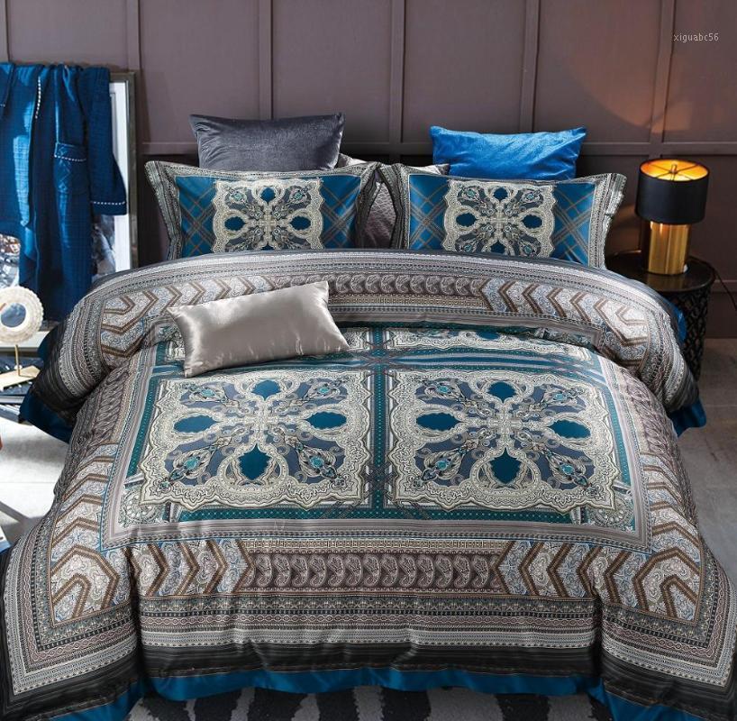 Sholisa Luxury cotton Bedding Sets 200*230cm/220*240cm Printed Pattern Bed Linen 1*Duvet Cover 1*Bedsheet & 2*Pillowcases cover1, Roman garden
Sholisa Luxury cotton Bedding Sets 200*230cm/220*240cm Printed Pattern Bed Linen 1*Duvet Cover 1*Bedsheet & 2*Pillowcases cover1, Roman garden