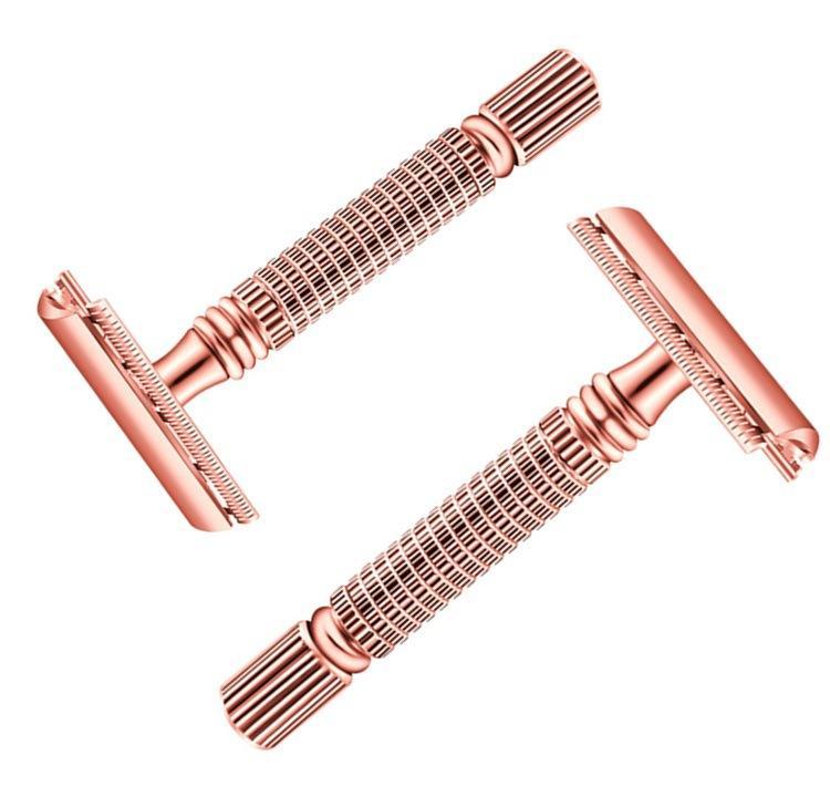 Shaver Double-sided Razor Blade Holder Men's Old Fashioned Razor Real Metal Double-layer Razor Rack T-shaped Sil jllxCZ Fight2010
Shaver Double-sided Razor Blade Holder Men's Old Fashioned Razor Real Metal Double-layer Razor Rack T-shaped Sil jllxCZ Fight2010