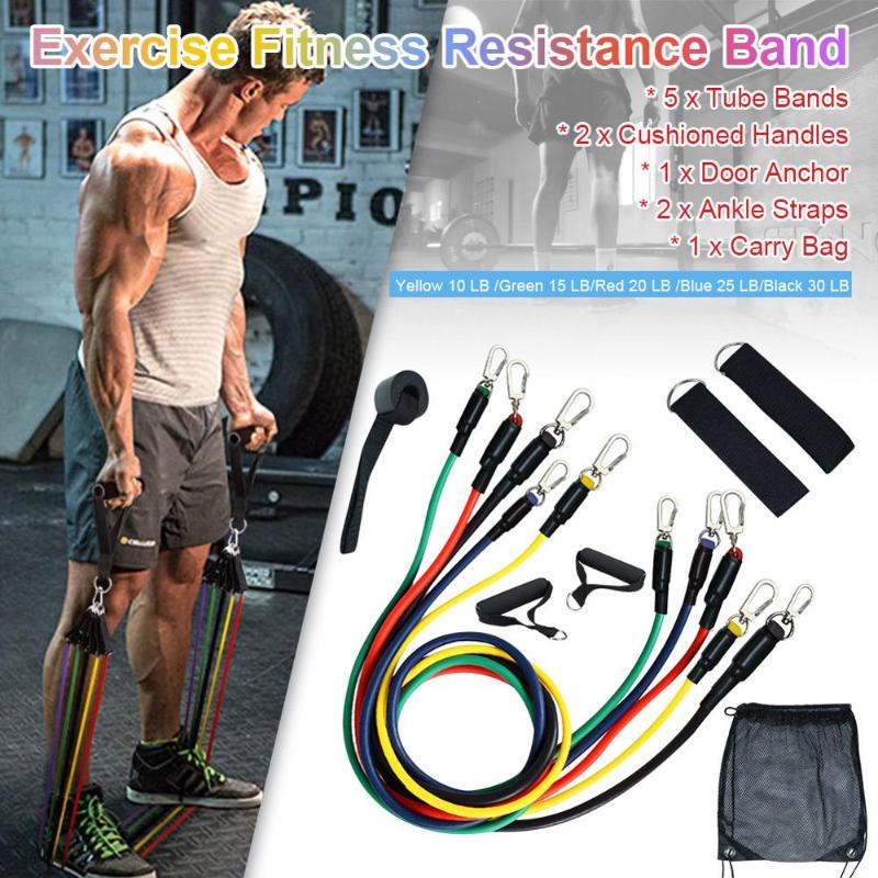 11pcs Resistance Bands Set Pull Rope Fitness Exercises Bands Stretch Training Workout Yoga Home gym Workouts Pull Rope
11pcs Resistance Bands Set Pull Rope Fitness Exercises Bands Stretch Training Workout Yoga Home gym Workouts Pull Rope