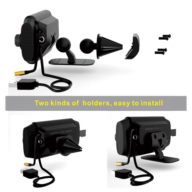 & MP4 Players Mini DAB+ Digital Radio Receiver Bluetooth Player FM Transmitter With 2.4 Inch Screen MP3 Music Car Accessories