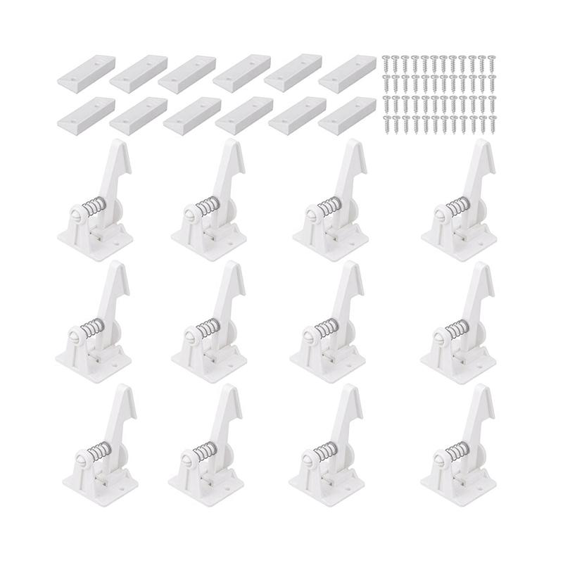 Child Security Cabinet Locks Latches 12 Pack,Kids Baby Proofing Lock Child Proof Drawer Locks Cupboard Latch 3 M Adhesive 
Child Security Cabinet Locks Latches 12 Pack,Kids Baby Proofing Lock Child Proof Drawer Locks Cupboard Latch 3 M Adhesive