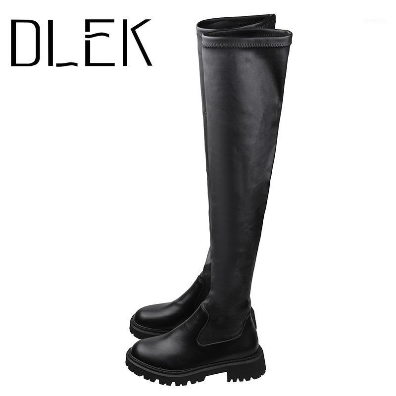 DLEK Zipper Decoration Over The Knee Boots Female PU Waterproof Temperament Platform Boots Spring Autumn Solid Shoes1, Black
DLEK Zipper Decoration Over The Knee Boots Female PU Waterproof Temperament Platform Boots Spring Autumn Solid Shoes1, Black