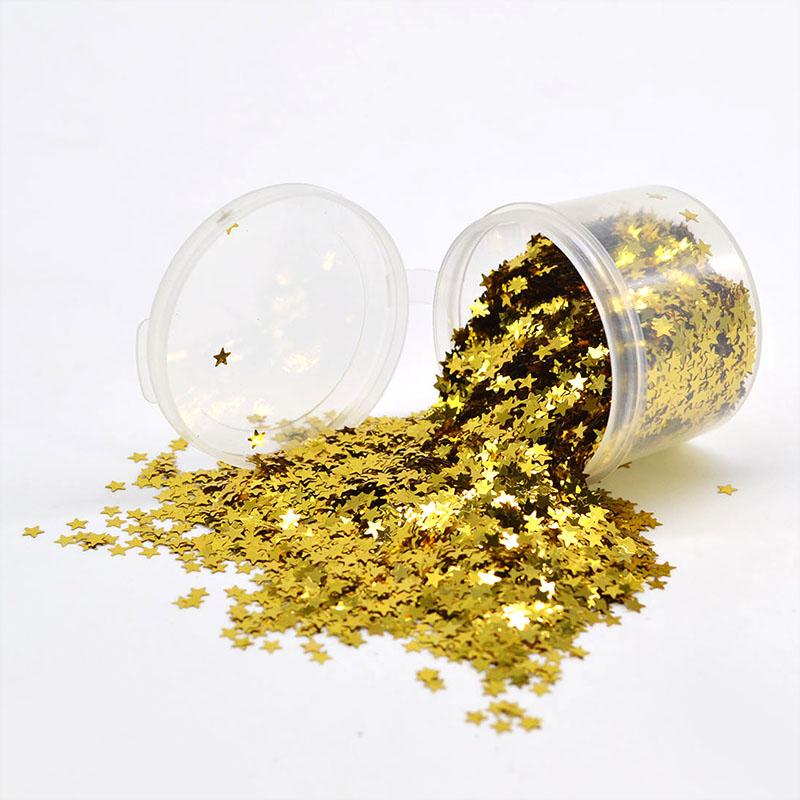 10g 3MM Glitter Mini Stars Acrylic Shiny Gold Silver Star Sequin Nail Art Confetti for Wedding Party Decoration Balloon Confetti 
10g 3MM Glitter Mini Stars Acrylic Shiny Gold Silver Star Sequin Nail Art Confetti for Wedding Party Decoration Balloon Confetti