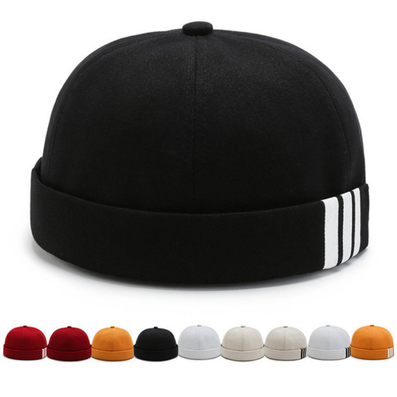New Men Summer Cotton Brimless Cap Vintage Unique Street Portable Docker Hats Multi purpose Hat Skull Caps, Blue;gray
New Men Summer Cotton Brimless Cap Vintage Unique Street Portable Docker Hats Multi purpose Hat Skull Caps, Blue;gray