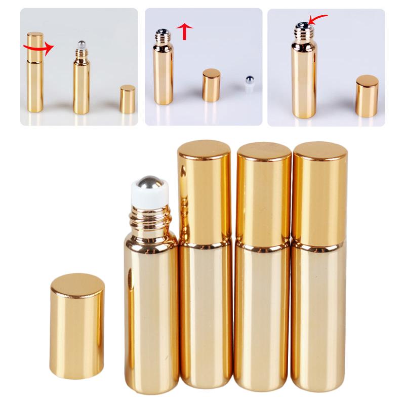 Storage Bottles & Jars 1/5Pcs 10ml Glass Roll On Bottle With Metal Ball Thin Roller Essential Oil Cosmetic Lotion Vials Refillable
Storage Bottles & Jars 1/5Pcs 10ml Glass Roll On Bottle With Metal Ball Thin Roller Essential Oil Cosmetic Lotion Vials Refillable