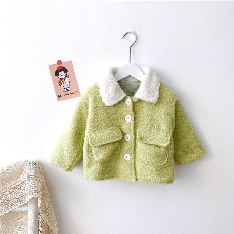 2021 Winter Children Girls Long Sleeve Lapel Collar Thick Fleece Casual Wool Lamb Jackets Kids Outerwear Coats1, As pic
2021 Winter Children Girls Long Sleeve Lapel Collar Thick Fleece Casual Wool Lamb Jackets Kids Outerwear Coats1, As pic