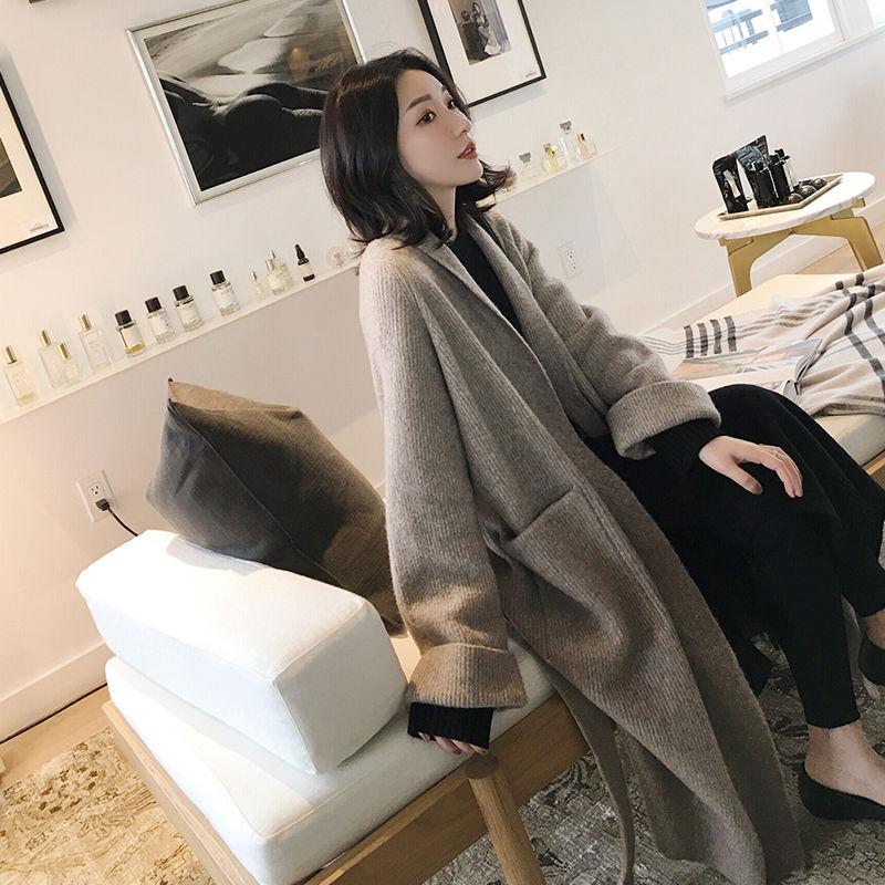 Winter Long Cardigan Knitted Sweater Women Long Sleeve Female Jumper Cardigan Casual Streetwear Open Sweater With Belt, Black
Winter Long Cardigan Knitted Sweater Women Long Sleeve Female Jumper Cardigan Casual Streetwear Open Sweater With Belt, Black